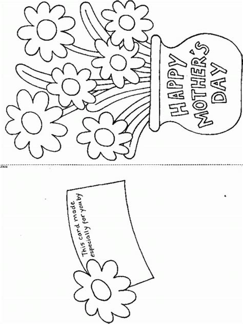 free printable folding mothers day coloring cards