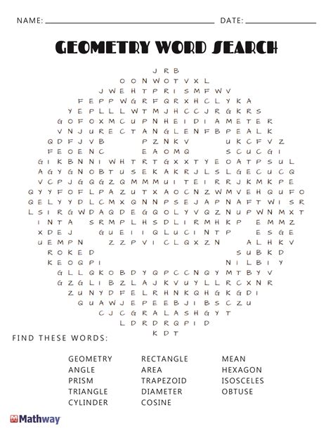 Try Our Geometry Smiley Face Word Search Keep Busy With Our Collection