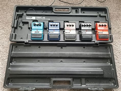 Dod Prc 6 Road Case With 5 Pedals Reverb