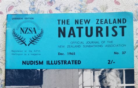 The New Zealand Naturist Official Journal Of The New Zealand Etsy