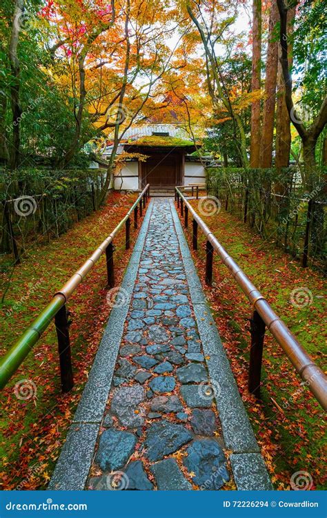 Colorful Autumn At Koto In Temple In Kyoto Stock Photo Image Of
