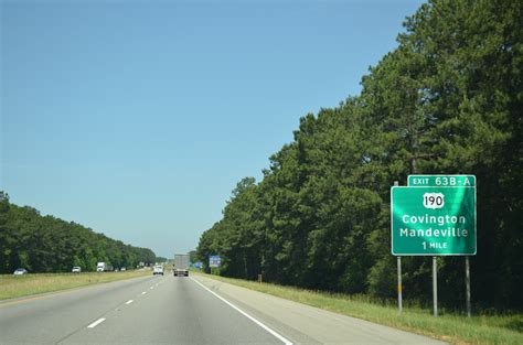 Interstate 12 West Slidell To Covington Aaroads Louisiana