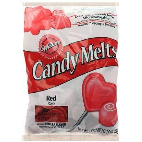 Melting candy is perfect for adding those final touches to your sweets and cake pops. Red Candy Melts by Wilton | Candy melts, Red candy ...