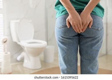 Woman Suffering Hemorrhoid Rest Room Closeup Stock Photo Shutterstock