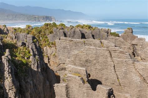 The Pancake Rocks At Paparoa National Park New Zealand Stock Image