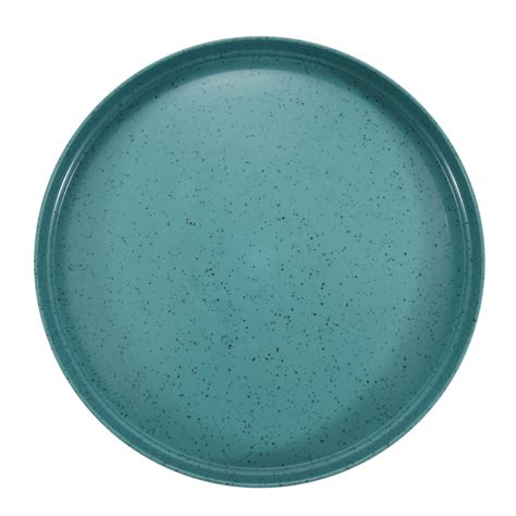 Mainstays 10 Inch Eco Friendly Recycled Plastic Dinner Plate Aqua