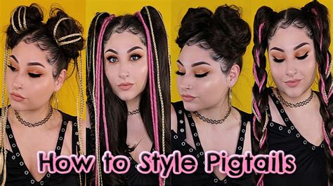 How To Style Pigtails Different Pigtails Prettyparty Review And