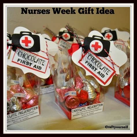 Chocolate First Aid Nurses T Idea Craft Nurse Appreciation