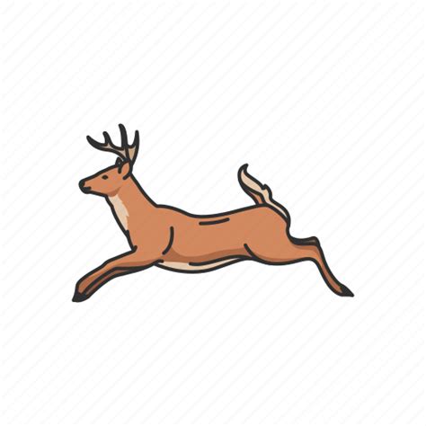 Running Deer Drawing