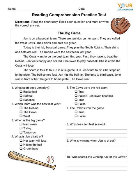 Worksheets pdf print totally free. 1st Grade Reading Comprehension Tests & Worksheets