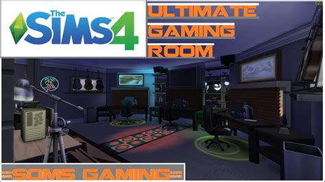 The Sims 4 Ultimate Gaming Room Youtube