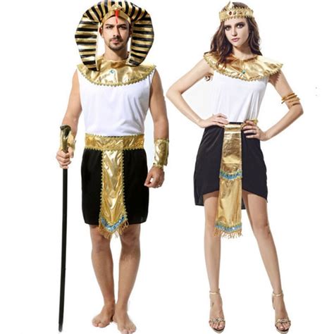 2018 New Adult Couples Clothing Egyptian Pharaoh Egypt Queen Cosplay
