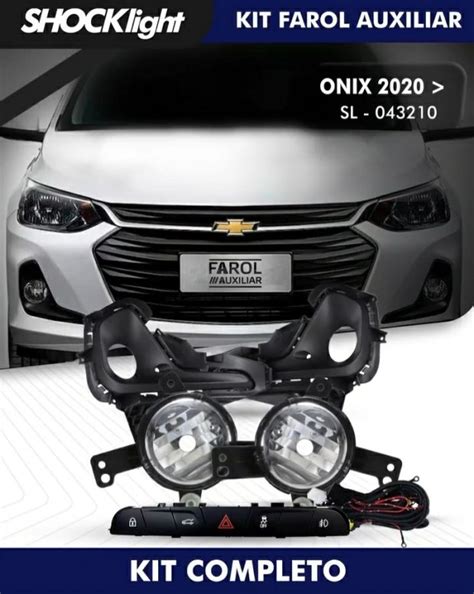 shocklight lança kit de farol auxiliar para o chevrolet onix portal revista automotivo
