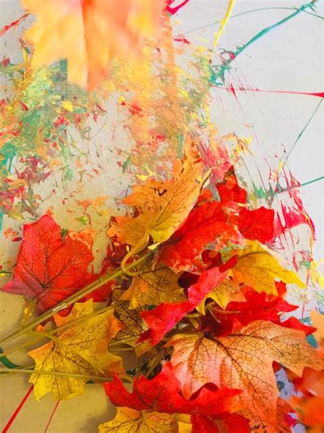 Leaf Painting Fun Fall Art Activity For Preschoolers