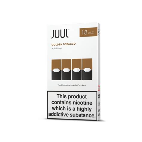 Juul Pods - Golden Tobacco 18mg - SMART SMOKE INDIA