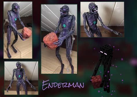 Custom Realistic Enderman Figure I Made Rminecraft