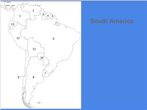 South American Countries Diagram Quizlet