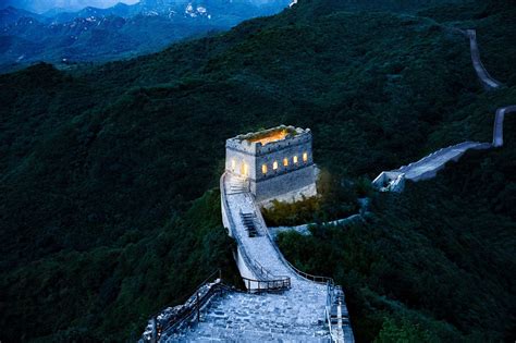 China Great Wall Of China Landscape Architecture Hd Wallpaper