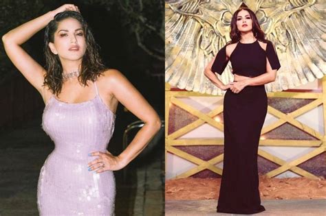 Sunny Leone Flaunts Curves In Body Hugging Dress Fans Love Her Jaw Dropping Look News18