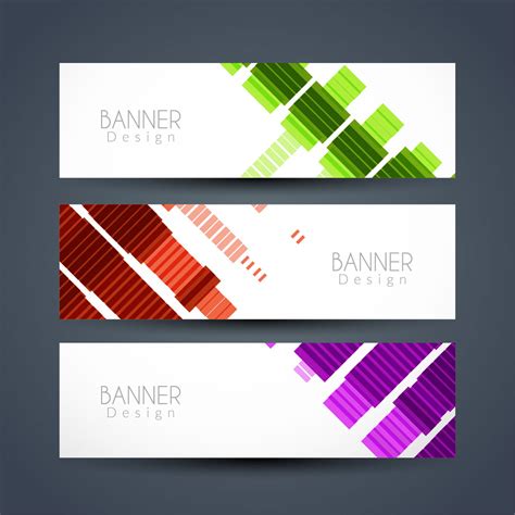 Abstract Modern Stylish Banners Set 261599 Vector Art At Vecteezy
