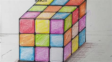 The online rubik's cube™ solver calculates the steps needed to solve a scrambled rubik's cube from any valid starting position. Drawing Rubik's Cube - YouTube