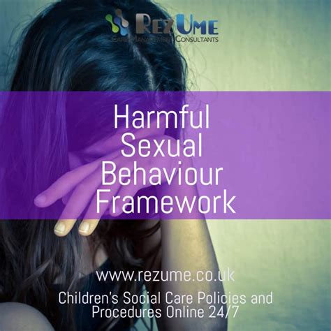 Harmful Sexual Behaviour Framework Rezume Care Management Consultants