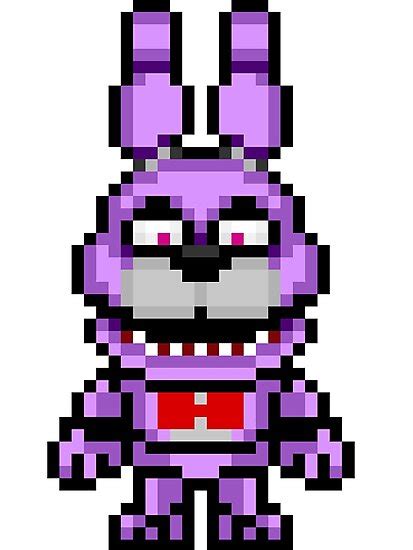 Pixel Art Grid Fnaf Head Bonnie Funtime Five Nights At Freddys 2
