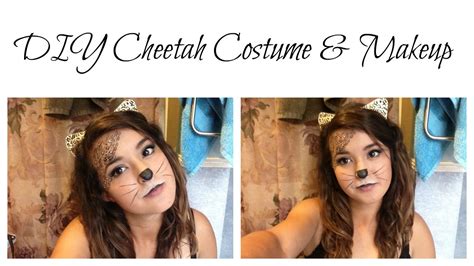 Diy Cheetah Costume And Makeup Youtube