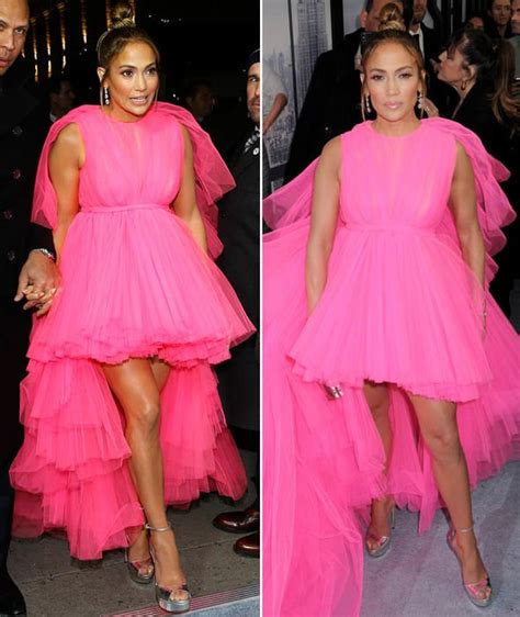 Jennifer Lopez Pictures Second Act Star Dons Massive Pink Dress Before