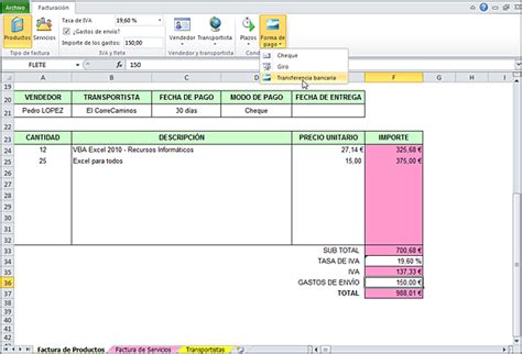 Sample Excel Templates Facturas En Excel Ejemplos