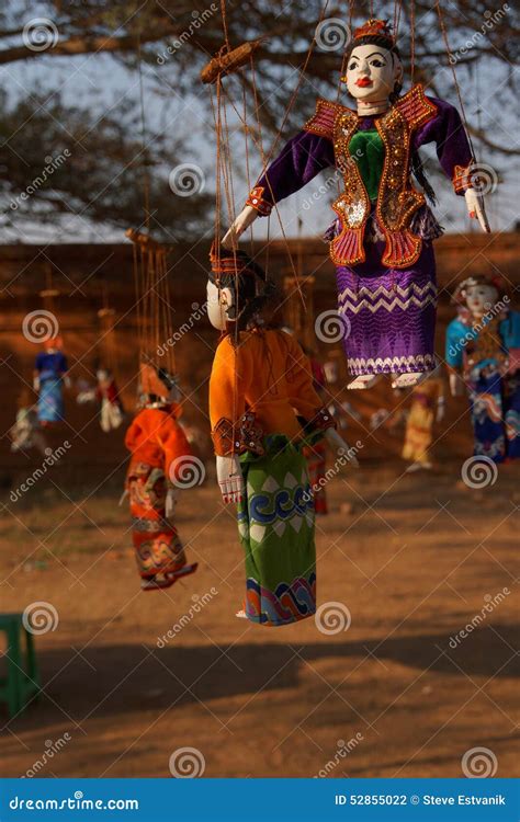 Traditional Burmese Puppet Stock Photo Image Of Color 52855022