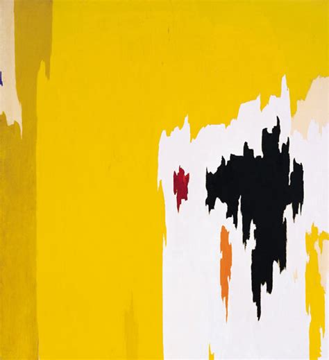 Clyfford Still 1956 J Yellow Abstract Painting