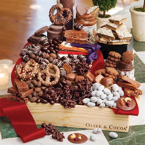 Decadent Chocolates Chocolate T Baskets Olive And Cocoa Llc