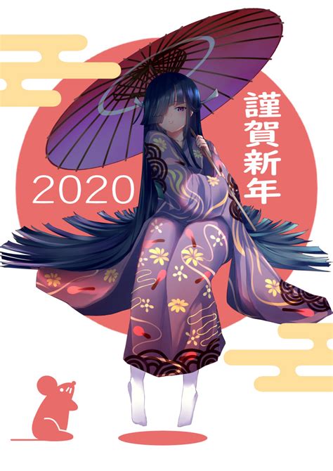 Safebooru 001machi 1girl 2020 Absurdres Alternate Costume Bangs Black