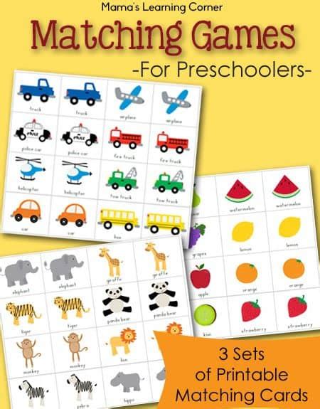 Free Printable Matching Games For Preschool Homeschool Giveaways