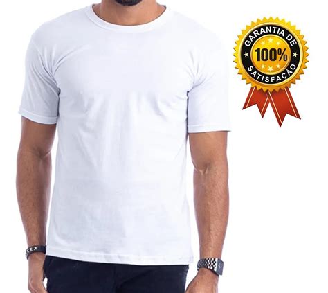 Camisa Masculina 100 Algodão Legítimo Cor Branca Mercado Livre