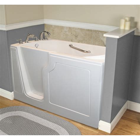 It provides more than relaxation but muscle therapy as well. Dignity 48" x 28" Whirlpool Jetted Walk-In Bathtub | Wayfair