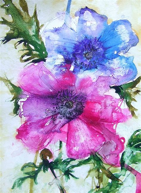 Michelle Brown Flower Art Floral Art Floral Watercolor