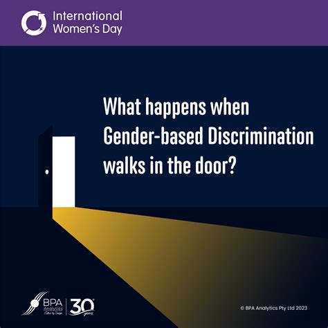 What Happens When Gender Based Discrimination Walks Through The Door — Bpa Analytics