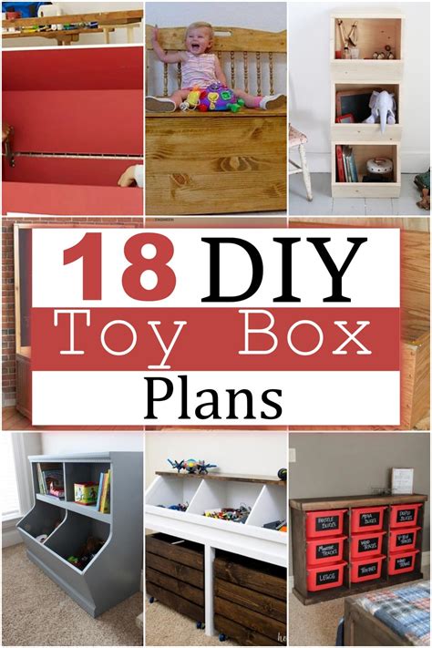 18 Diy Toy Box Plans For Kids Toys Diy Crafts