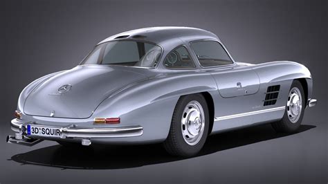 It made its debut at a time in history when people were looking for things that gave them hope that despite the wars and. LowPoly Mercedes 300 SL Gullwing 1954