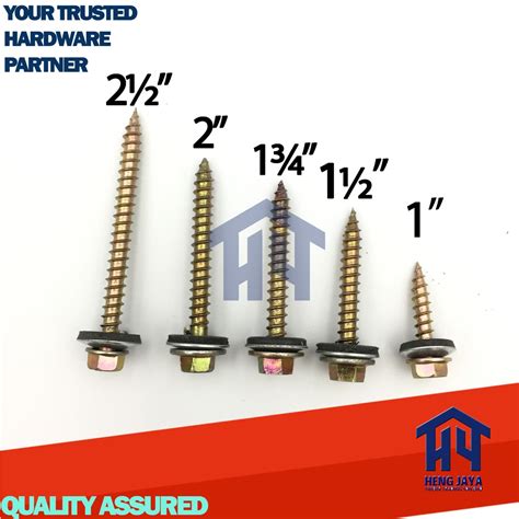 Our self drillers for thick steel take it up a notch. BOX TD-HW Self Drilling Hex Head Roofing Awning Screw ...