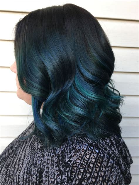 Blue Green Balayage Ombre Hair Mermaid Hair New Hair Styles February