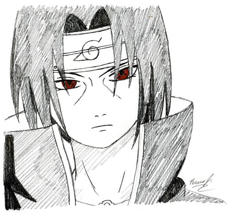 Naruto Sketch Drawing Naruto Drawings Anime Sketch Itachi Uchiha Art