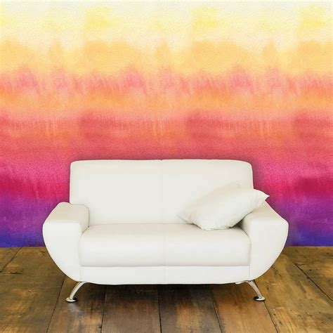 Rainbow Watercolour Self Adhesive Wallpaper
