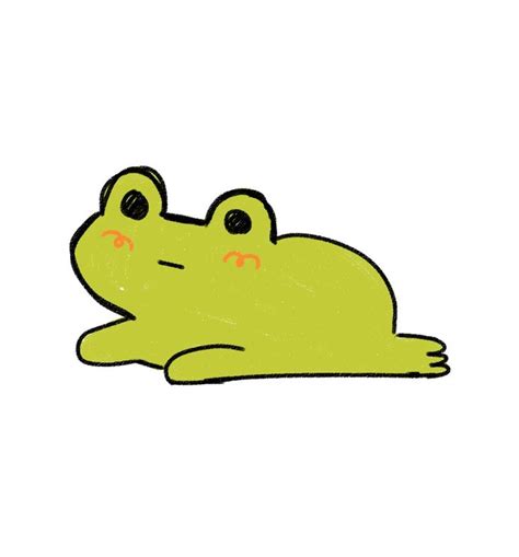How To Draw A Frog Easy Cute Monty Armstead