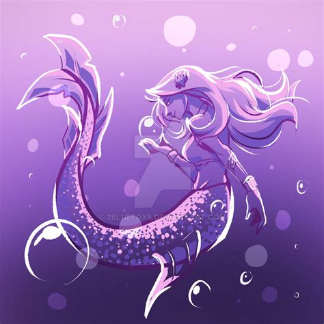 Mermaid Sketch By 2bluefox5 On Deviantart