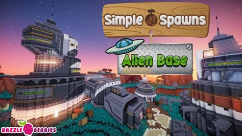 Simple Spawns Alien Base By Razzleberries Minecraft Marketplace Map