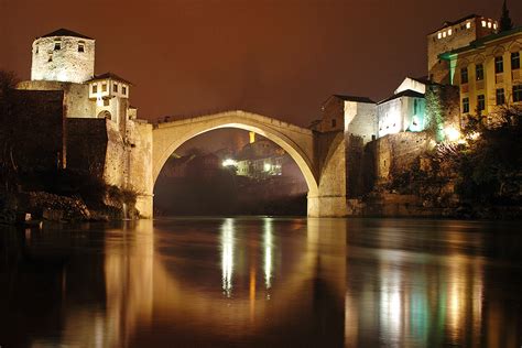 Mostar At Night Wander Your Way
