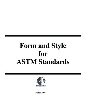 Fillable Online Astm Form And Style For ASTM Standards ASTM International Fax Email Print